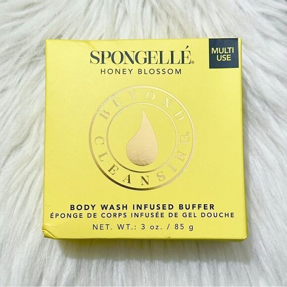 Spongelle Honey Blossom Body Wash Infused Buffer, New in Box, Vegan - Picture 1 of 3